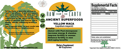 Yellow Maca Premium (Lepidium meyenii)